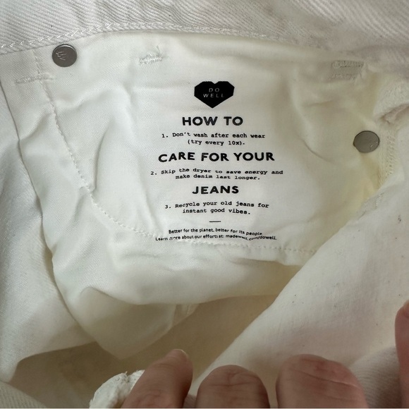 Madewell Low-Rise Wideleg Crop with Raw Hem Size 26 - Picture 10 of 12